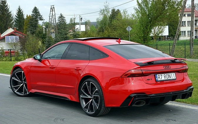 Audi RS7 cena 549000 przebieg: 39800, rok produkcji 2020 z Dynów małe 781